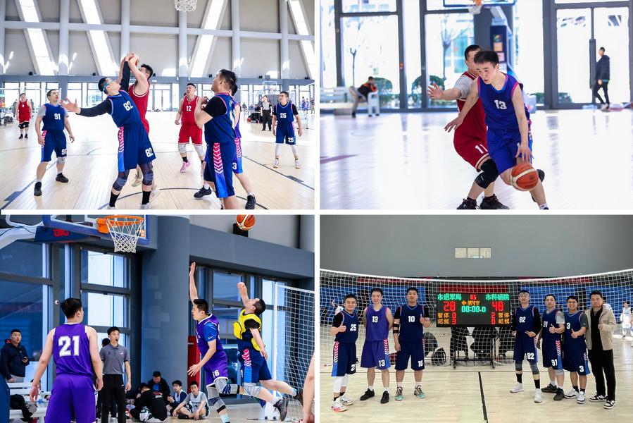 北科院男子篮球队获得小组第二名