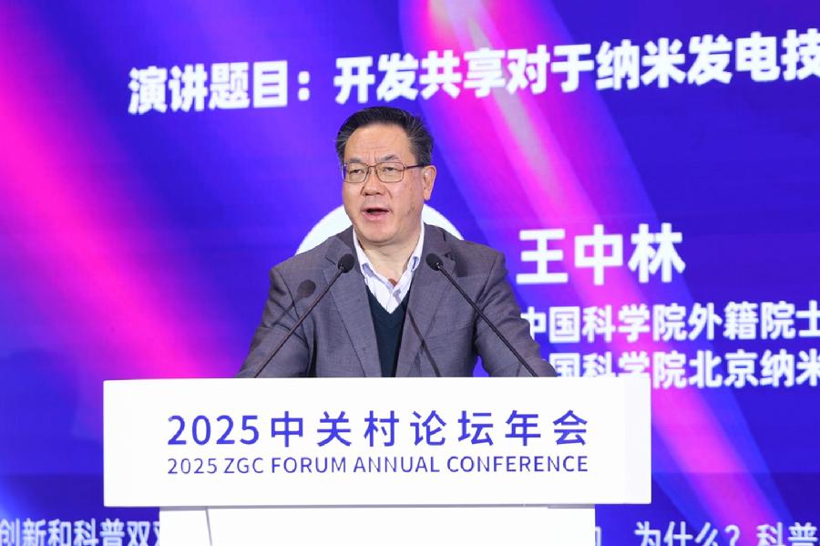 王中林发表主旨演讲