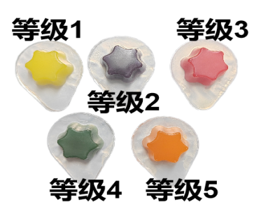 图1.食物咀嚼能力分级评估耗材（国内首创）