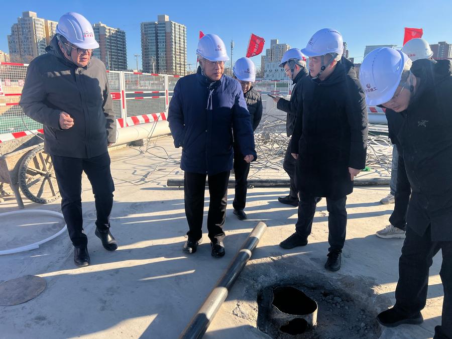 在国家自然博物馆新馆建设工地开展安全检查