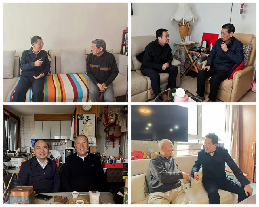 院领导走访慰问离休干部、退休老领导和退休干部